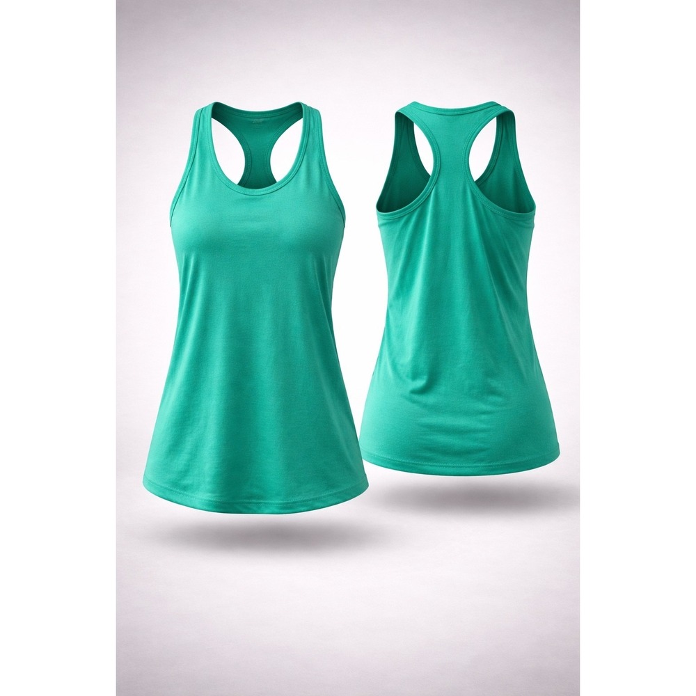 🍁Athleta Womens Emerald Green Racerback Performance Tank Top XS 405070-06